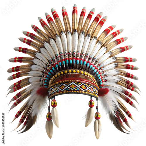 chief Indian hat transparent background