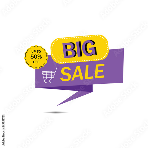 big sale up to 50% off banner design