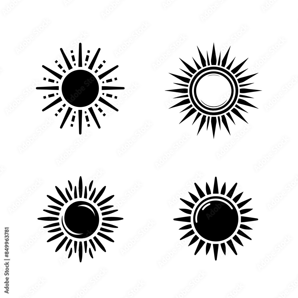 Summer Elements Vector Pack Cap, Sun, Ball, beach umbrella Summer Elements Vector Pack Cap, Sun, Ball, beach umbrella