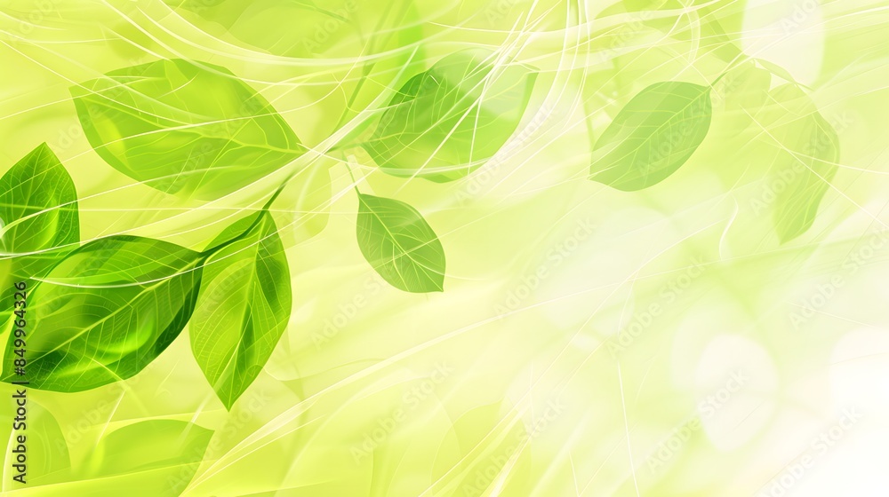 A green leafy background with a leafy green leaf in the foreground A green leafy background with a leafy green leaf in the foreground