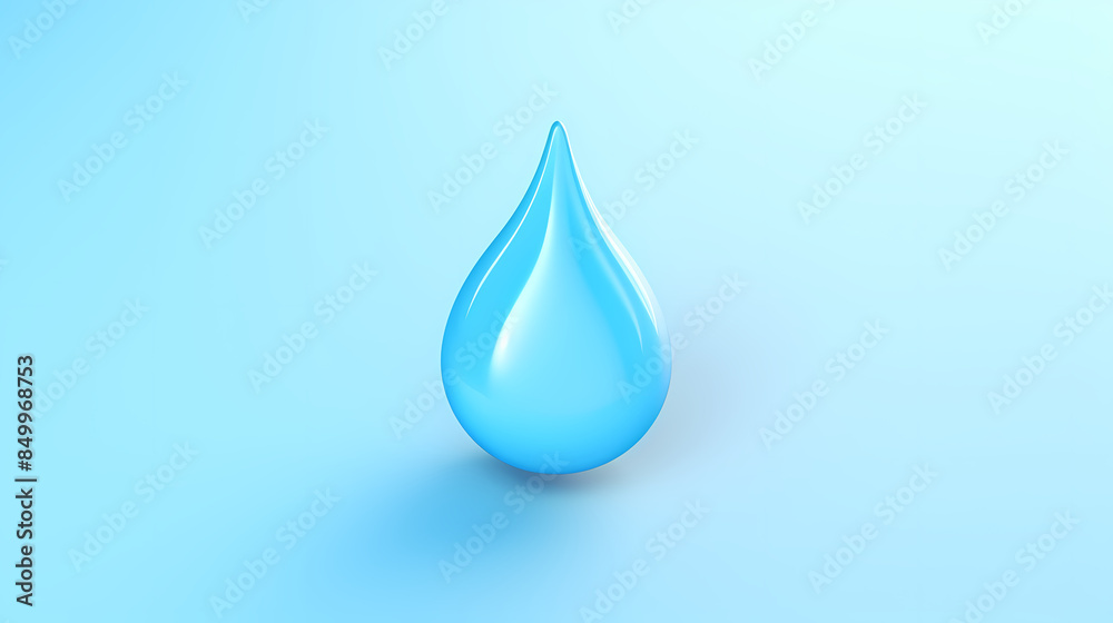 Simple water drop icon Simple water drop icon