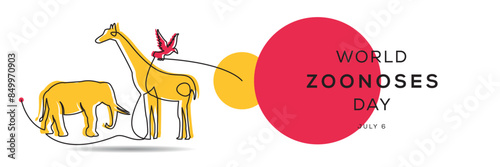 World Zoonoses Day, held on 6 July.