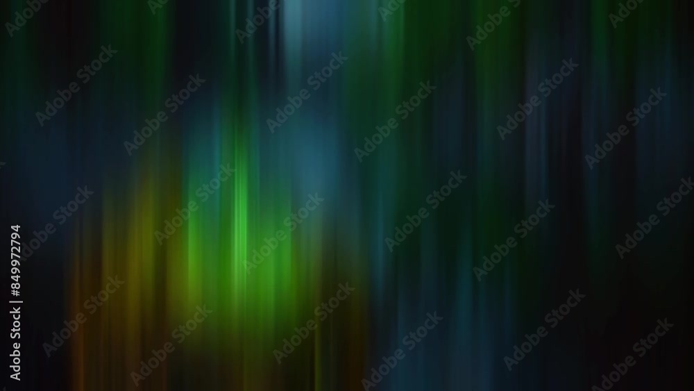 It shows a video preview of a green light bulb floating over a river with a forest in the background.