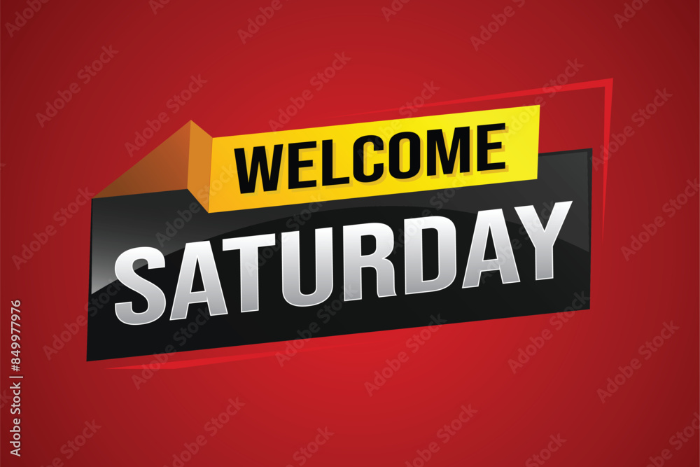 welcome Saturday word text concept icon logo sign symbol vector note 3d style for use landing page, template, ui, web, mobile app, poster, banner, flyer, backdrop, gift card, coupon night fever
welcome Saturday word text concept icon logo sign symbol vector note 3d style for use landing page, template, ui, web, mobile app, poster, banner, flyer, backdrop, gift card, coupon night fever