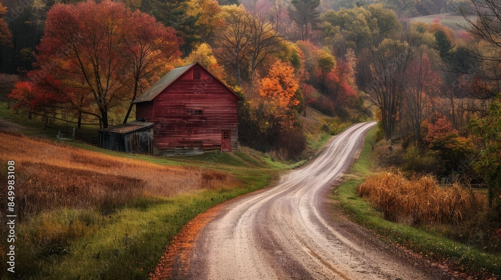 Nature. Autumn. Beauty Alongside Roads. Rustic charm, natural landscapes Nature. Autumn. Beauty Alongside Roads. Rustic charm, natural landscapes