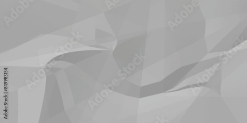Abstract white crumpled paper texture background, White empty leaf of crumpled paper. Vector illustration.