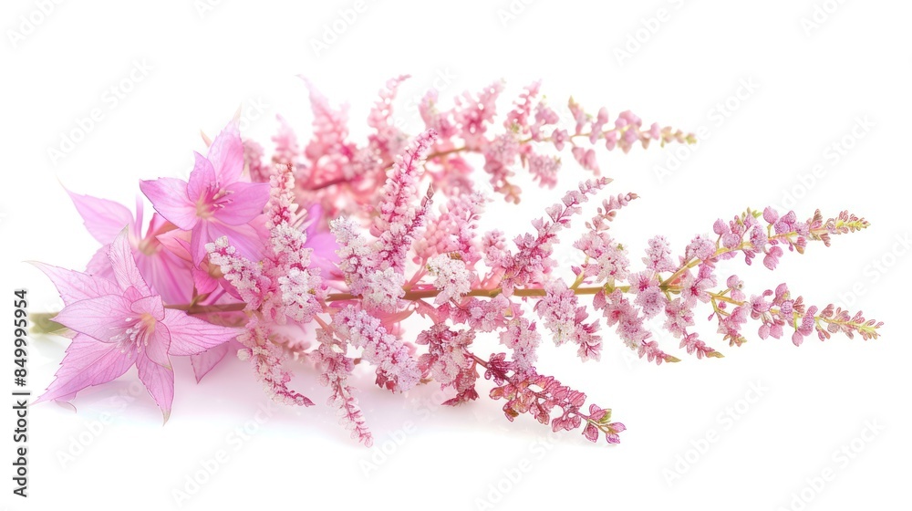 Astilbe on white background Astilbe on white background