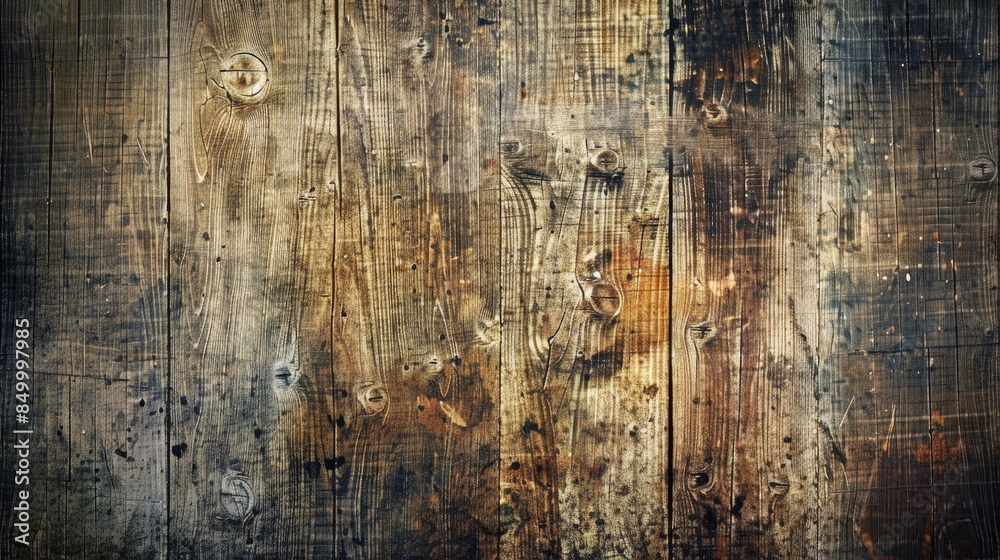 Obraz premium Wooden texture with a grunge look for background