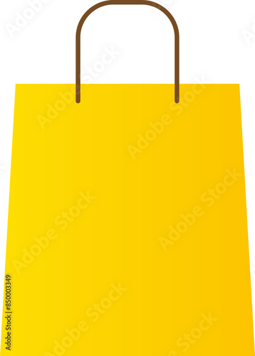 Simple shopping bag vector illustration