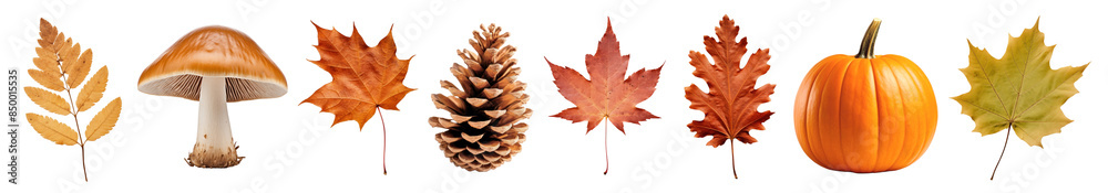 Autumn Collection png cut out element set Autumn Collection png cut out element set