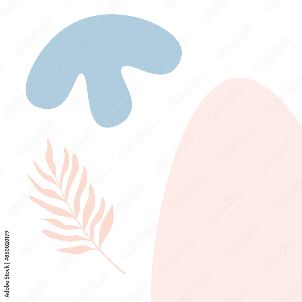 Abstract illustrative flat handraw vector element background template Abstract illustrative flat handraw vector element background template