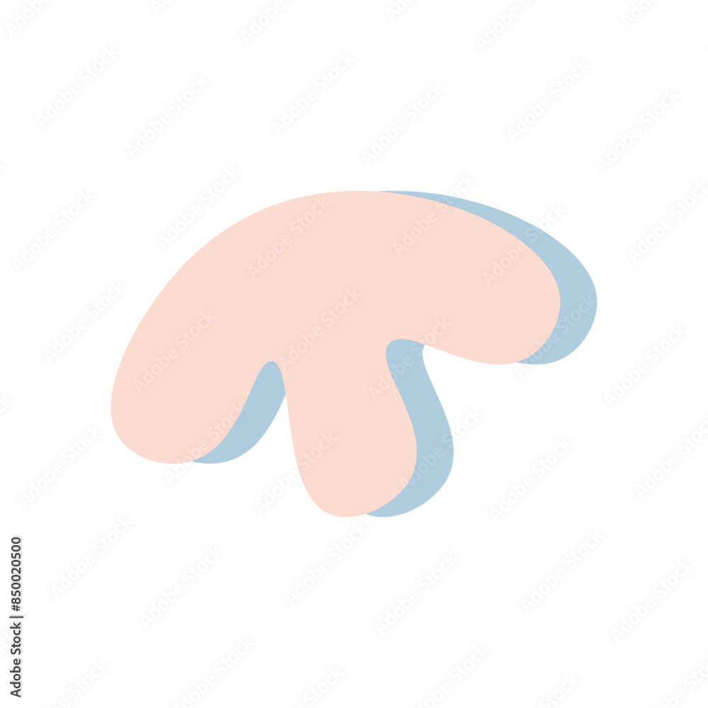 Abstract illustrative flat handraw vector element Abstract illustrative flat handraw vector element