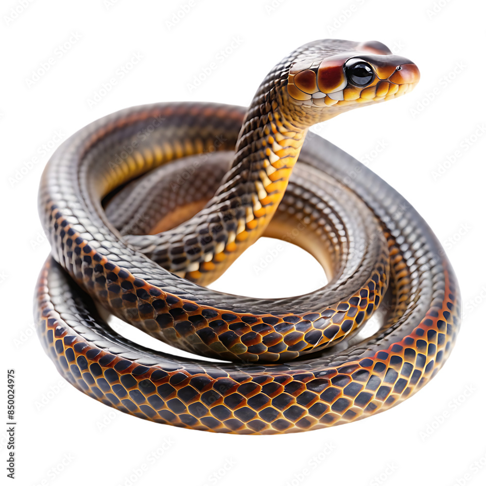 Fototapeta premium snake isolated transparent background