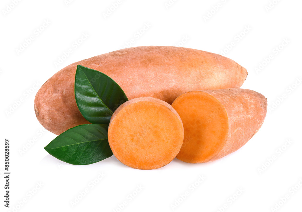 Sweet potato isolated on white background Sweet potato isolated on white background