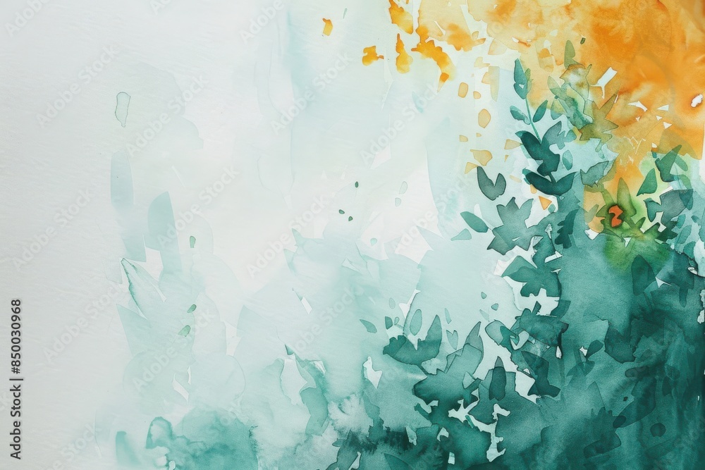 White blank watercolour paper