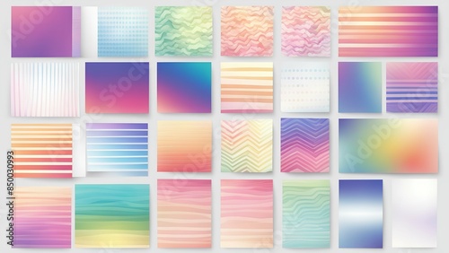 set of colorful abstract backgrounds