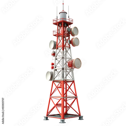 telecommunication signal tower transparent background photo