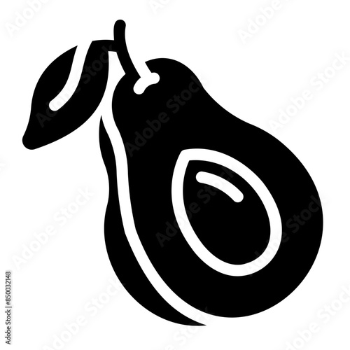 avocado Solid icon