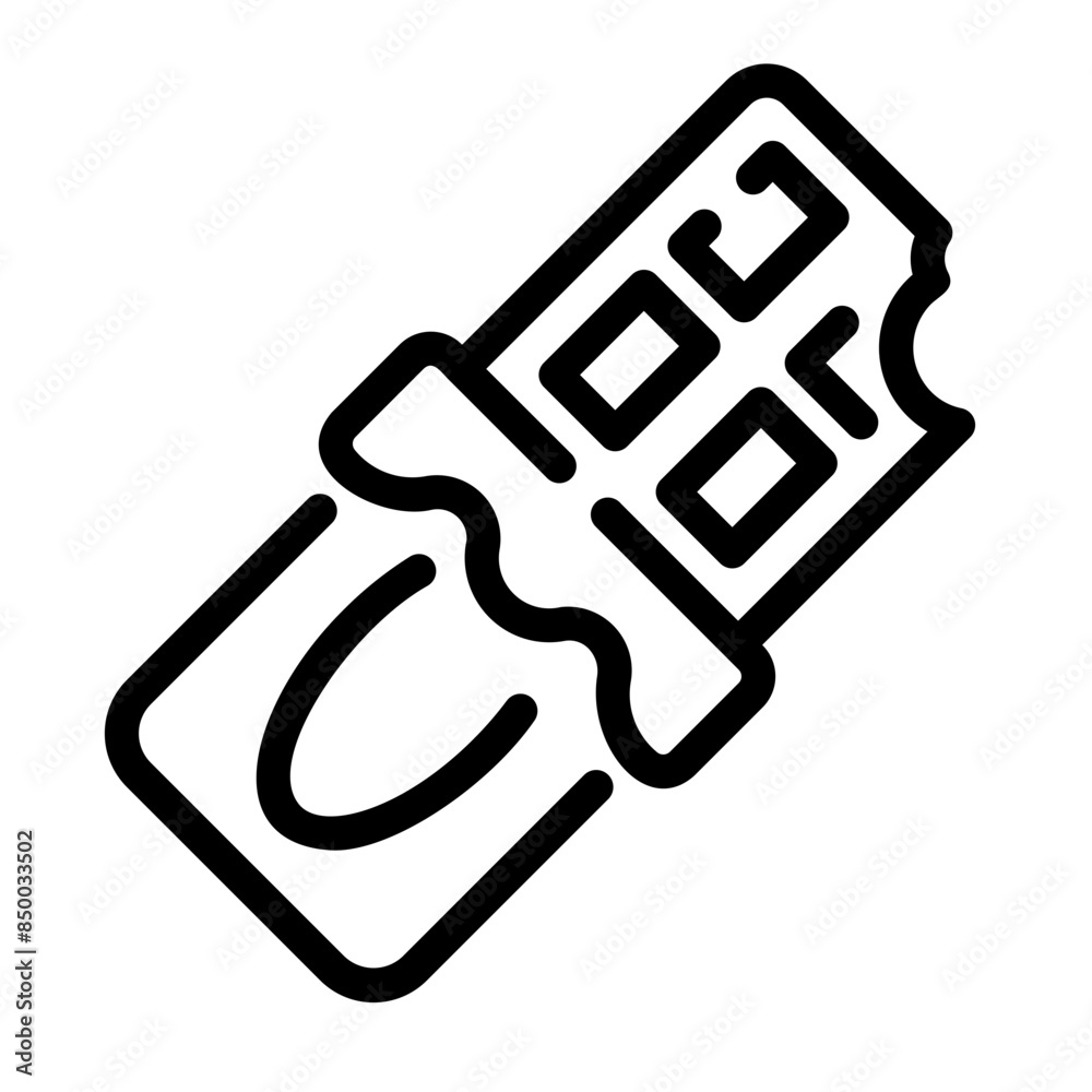 chocolate Line Icon chocolate Line Icon