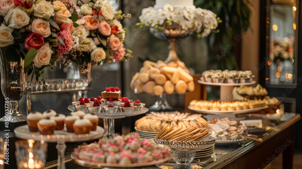 Fashionable party design showcasing a sophisticated layout pattern Fashionable party design showcasing a sophisticated layout pattern