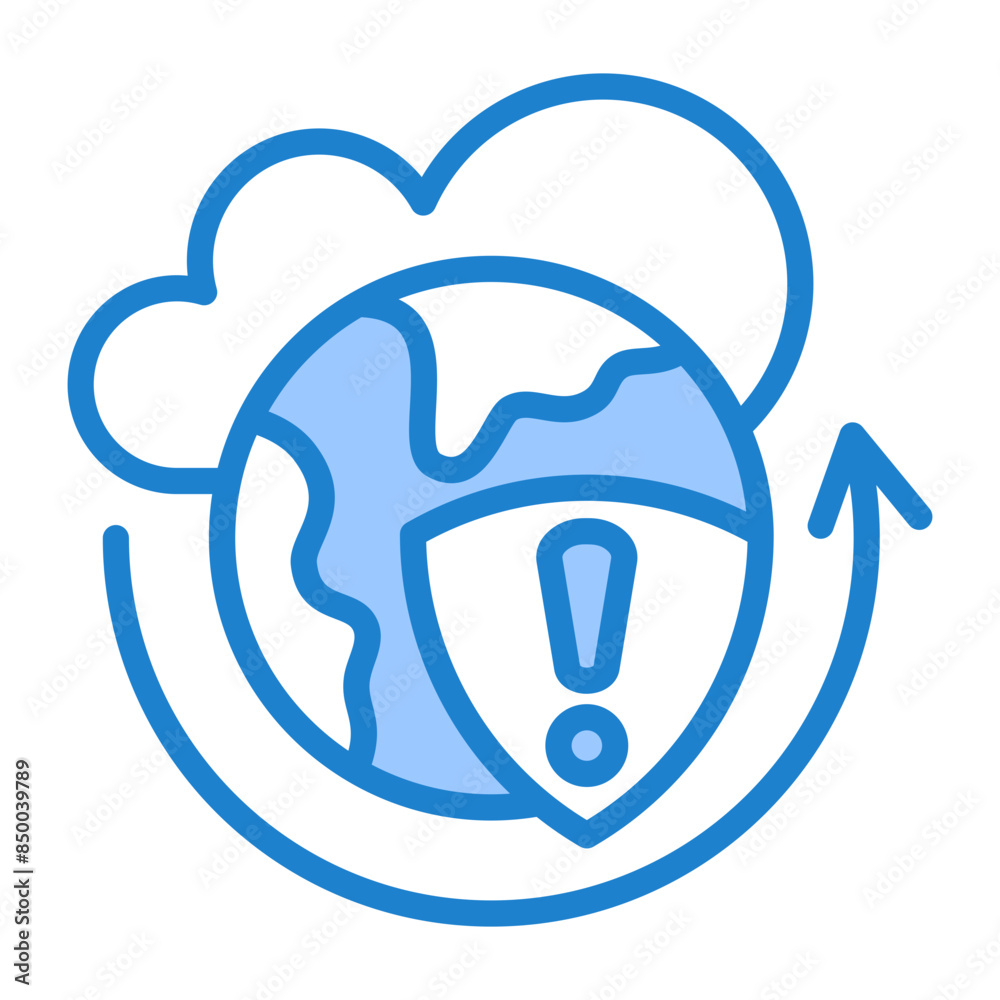 Climate Change Mitigation Icon Climate Change Mitigation Icon