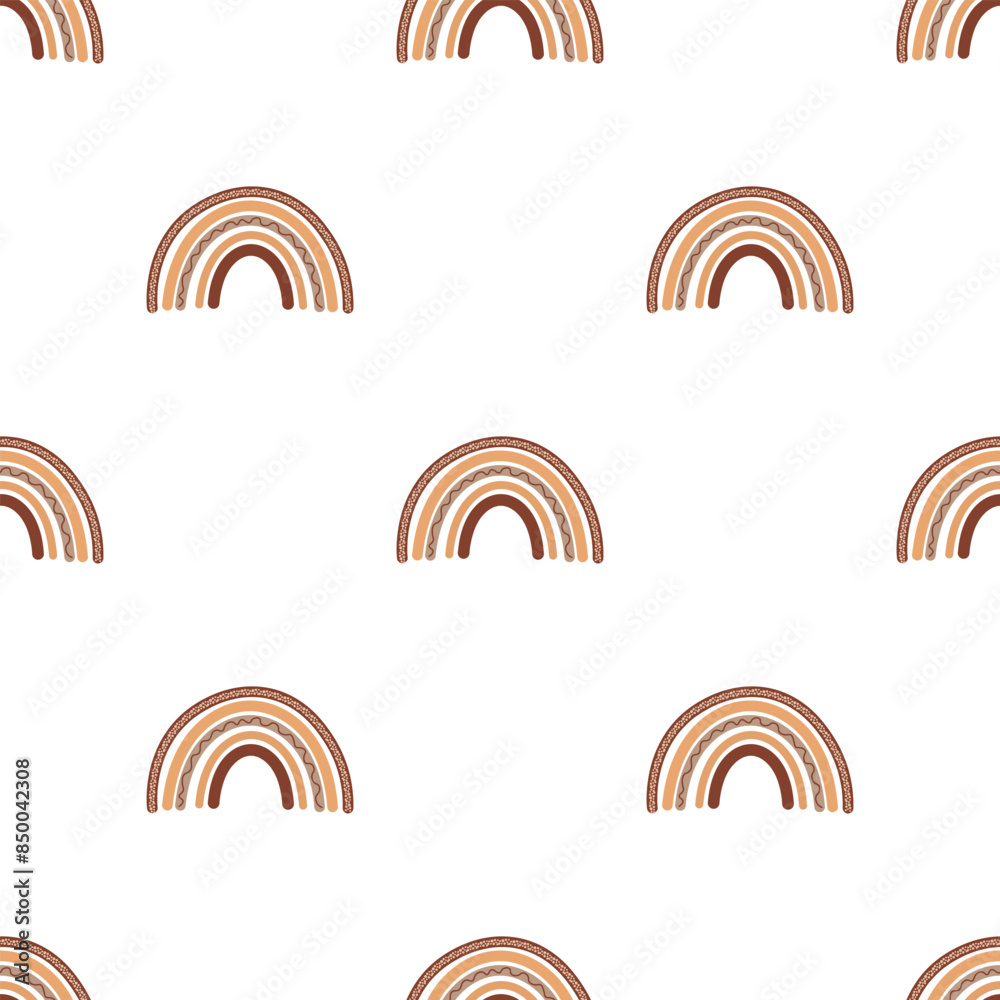 Seamless rainbow background pattern. Children's illustration. Vector illustration. Seamless rainbow background pattern. Children's illustration. Vector illustration.