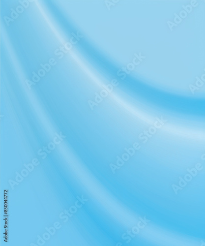 Abstract Smooth blue Wave Mesh Gradient Background Design, Soft blue Pastel Background Template