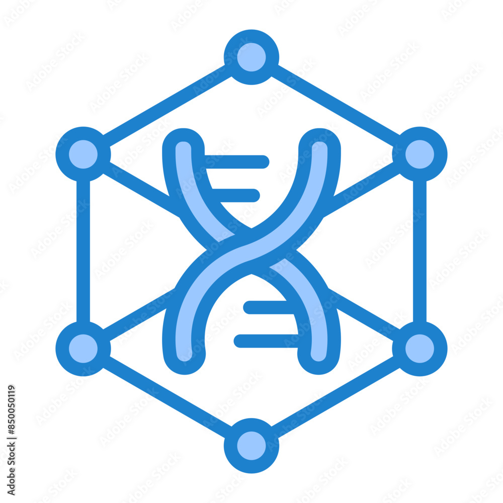 Dna Sequencing Icon Dna Sequencing Icon