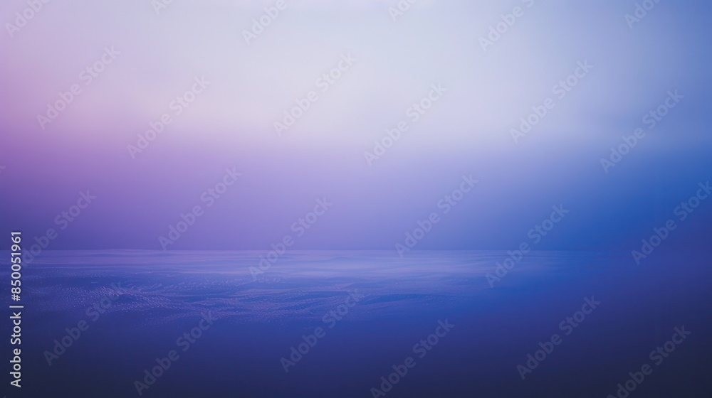 Obraz premium Serene Abstract Landscape with Gradient Colors of Purple and Blue, Tranquil Horizon Over Calm Water, Minimalistic and Dreamy Atmosphere, Perfect for Backgrounds and Artistic Projects