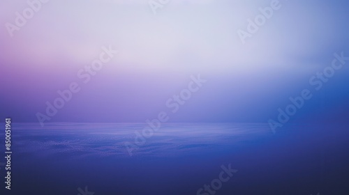 Serene Abstract Landscape with Gradient Colors of Purple and Blue, Tranquil Horizon Over Calm Water, Minimalistic and Dreamy Atmosphere, Perfect for Backgrounds and Artistic Projects