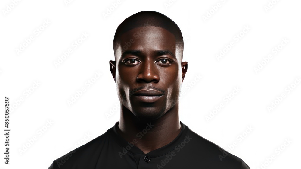 Black man Isolated from the white background. Black man Isolated from the white background.