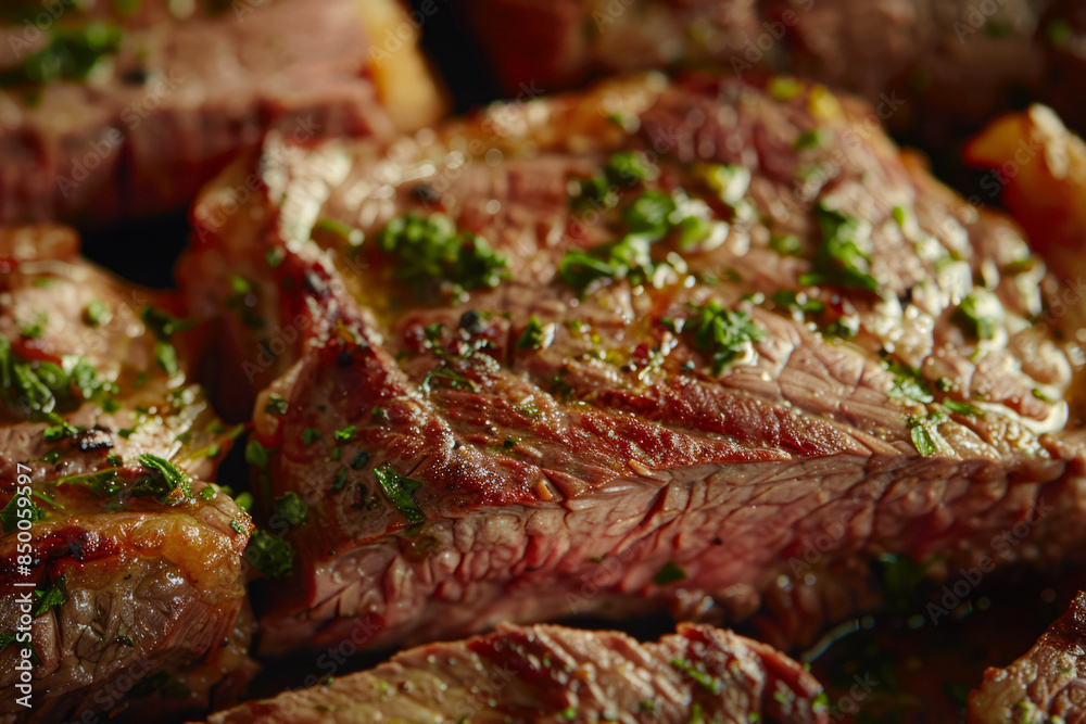 Meat Piece Of Steak Closeup For Background And Design Solutions Created Using Artificial Intelligence Meat Piece Of Steak Closeup For Background And Design Solutions Created Using Artificial Intelligence