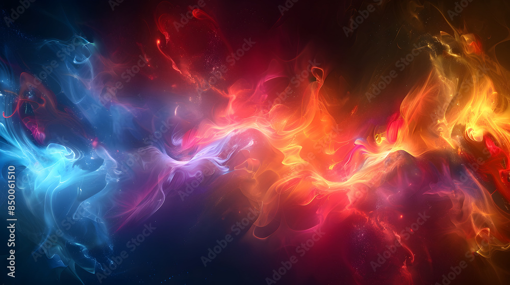 Fototapeta premium Abstract digital art background wallpaper ai generated