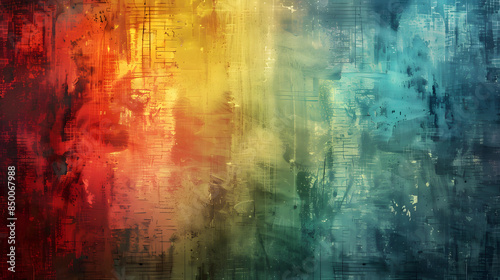 Wallpaper Mural Colorful background with a grunge texture and the word cloud in the middle Torontodigital.ca