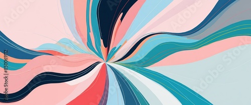 Abstract wallpaper colorful design, shapes and textures, colored background Illustration. photo