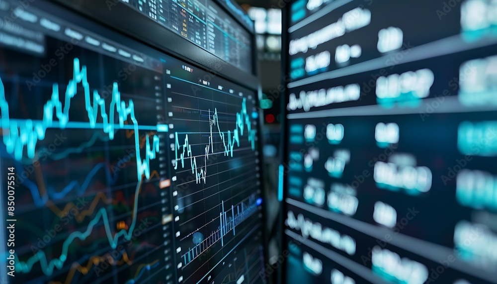 Display of Stock market quotes on LED screen stock Display of Stock market quotes on LED screen stock