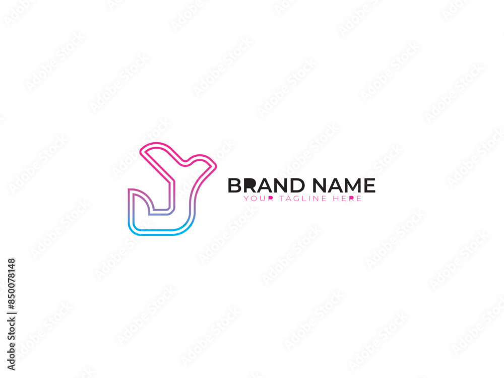 Creative initial brand identity monogram logo design Creative initial brand identity monogram logo design