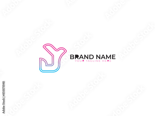 Creative initial brand identity monogram logo design photo