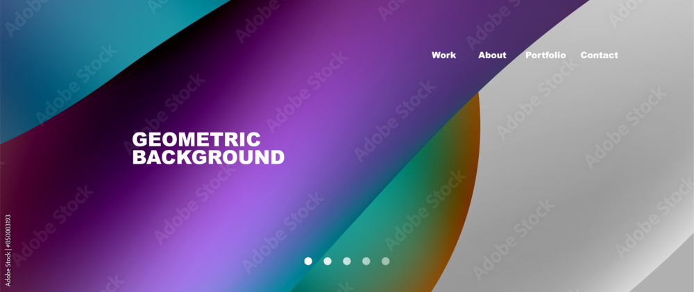 Dynamic flowing shapes concept design composition. Vector Illustration For Wallpaper, Banner, Background, Card, Book Illustration, landing page