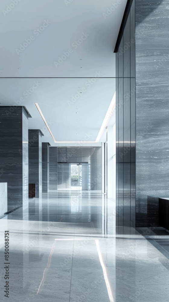 Elegant and minimal business environment with clean lines and simplicity.