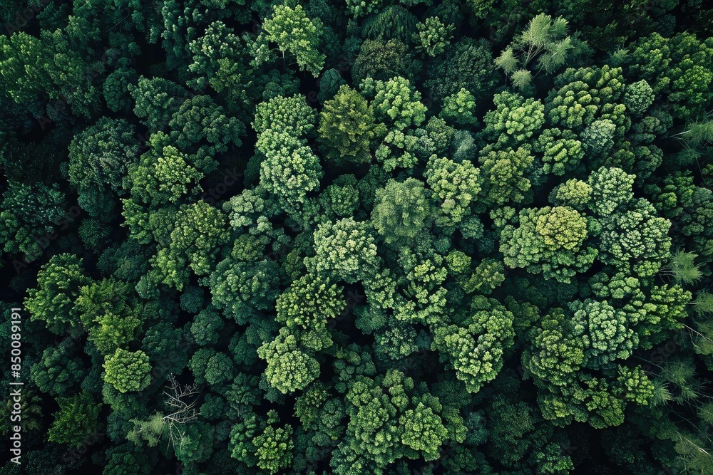 Aerial view of lush green forest canopy with dense foliage, representing natural beauty and biodiversity from above. Aerial view of lush green forest canopy with dense foliage, representing natural beauty and biodiversity from above.