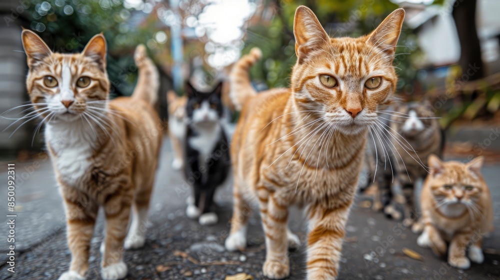 Stray Cats Roam The Street, Each With Their Unique Story Stray Cats Roam The Street, Each With Their Unique Story
