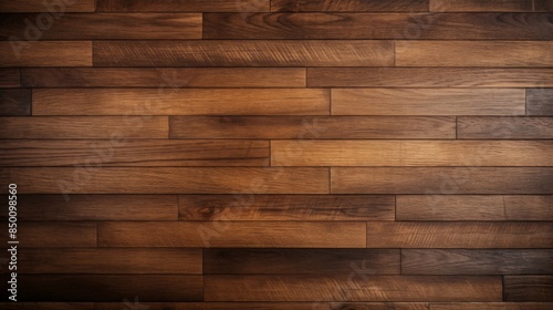 Parquet wood texture, dark wooden floor background. Brown wood texture of floor with natural pattern