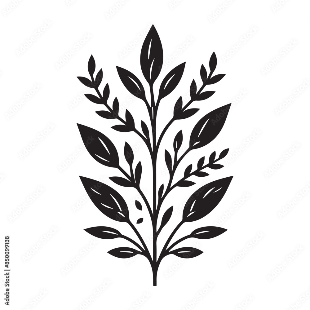 silhouettes of various trees on white background silhouettes of various trees on white background