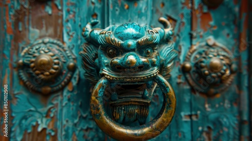 An Ancient Chinese Door Knocker, Rich With Historical Significance