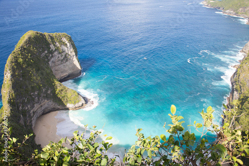 Obraz na płótnie Beautiful view of Kelingking Beach on Nusa Penida island, Indonesia w salonie