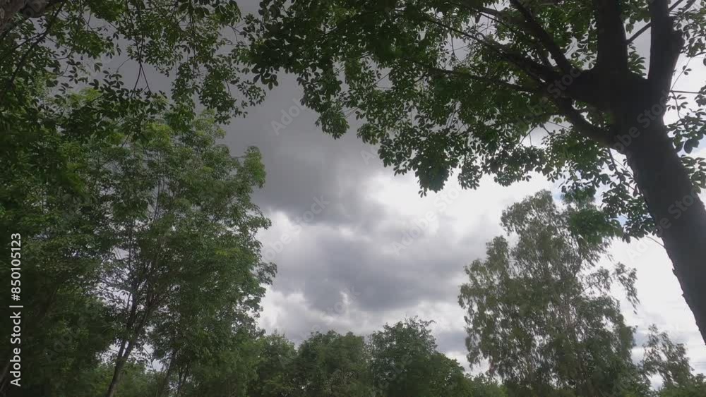 time lapse clouds in sky