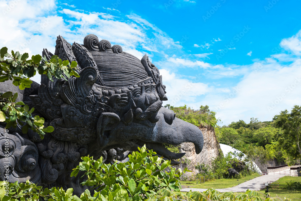 Beautiful view of Garuda Wisnu Kencana in Bali Island, Indonesia