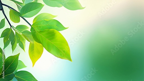 green leaves background
