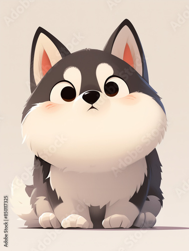 A variety of dog image libraries.Cute animal patterns of various breeds of dogs, illustrations, posters, background images, decorative graphics, wallpapers, stickers.